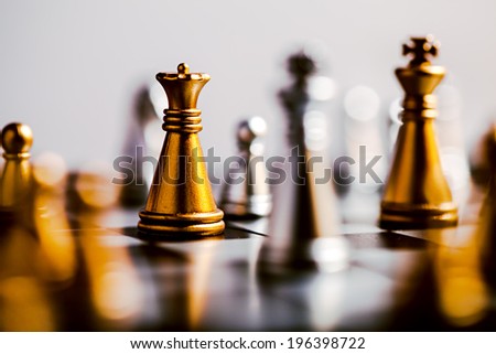 Chess. Macro image with small depth of field.