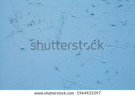 Blue stucco texture abstract background, retro and vintage texture concept