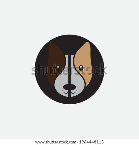 dog vector illustration design icon logo template