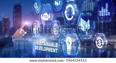 SDG - Sustainable Development Goals. Business Technology concept Royalty-Free Stock Photo #1964524153