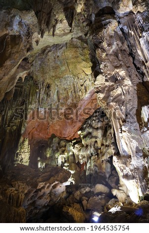 "Resavska pecina", picture of cave in Serbia. Beautiful 80 million years old cave. Great touristic place. 