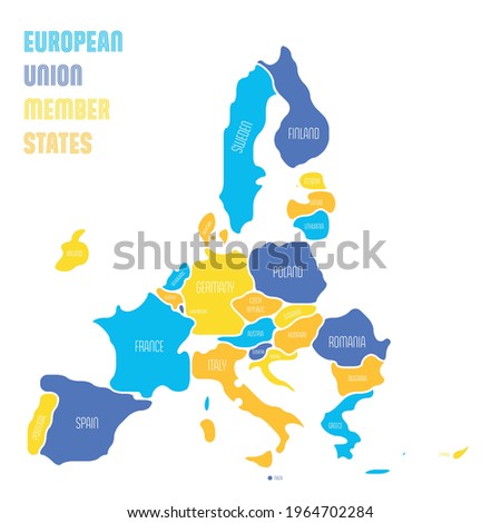 Simplified smooth map of EU