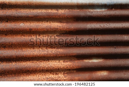 Rusty zinc texture background