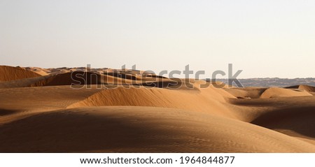 Sand dunes in Wahiba Sands desert, Oman