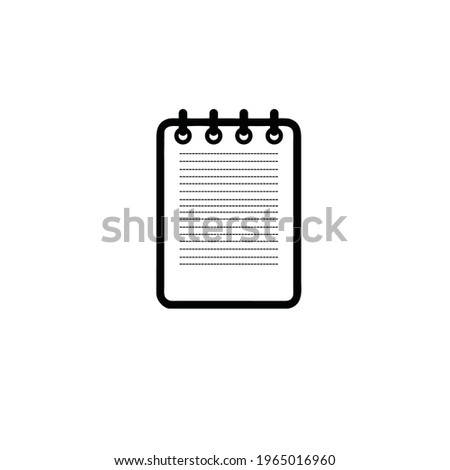 Paper document page icon vector