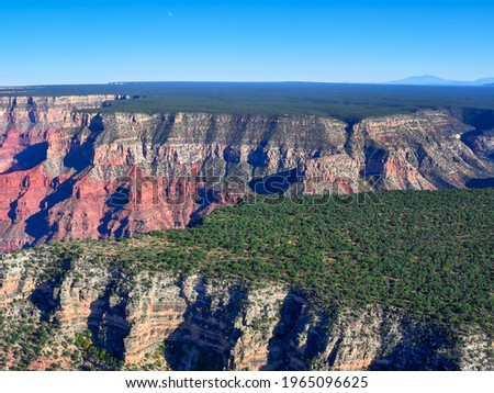 Aerial landscape in Grand Canyon,Arizona,USA
