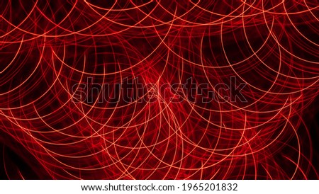 Abstract: Intriguing Swirls of Color on a Black Background