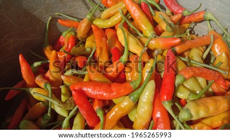 photo of fresh chilies, perfect for vegetables.