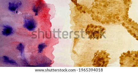 Hand drawn watercolor abstract background, watercolor colored cloud