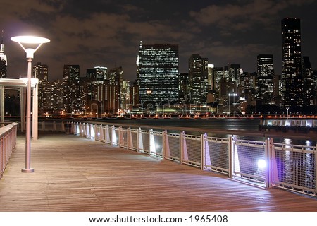 Manhattan skyline at Twilight