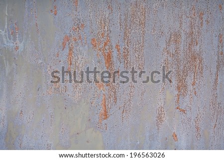 old paint on a rusty metal, rusty metal for background
