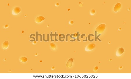 Cheese background, vector illustration. Realistic cheese texture. Cheese Banner