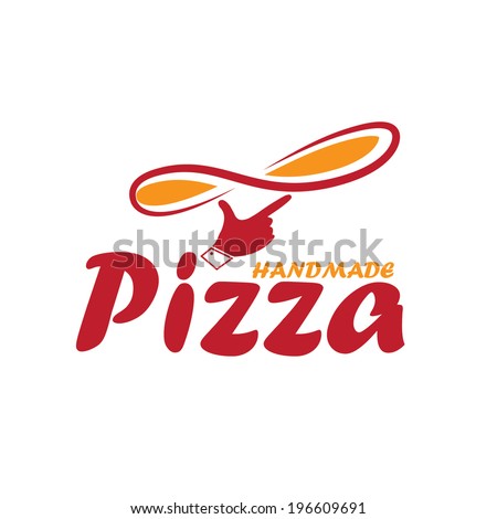 handmade pizza illustration