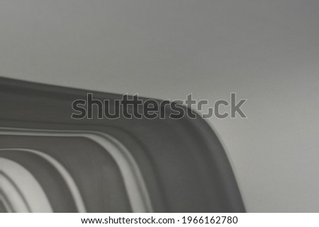 Striped Shadow background. Grey paper texture. Abstract minimal composition.