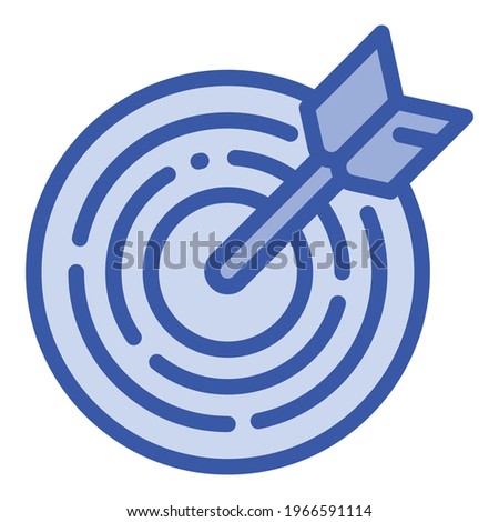 Archer sport target icon. Outline Archer sport target vector icon for web design isolated on white background