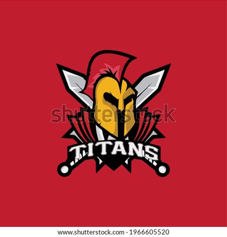 premium vector spartan mascot esport logo design