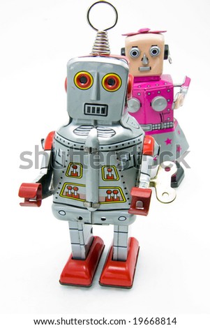 retro robot toys