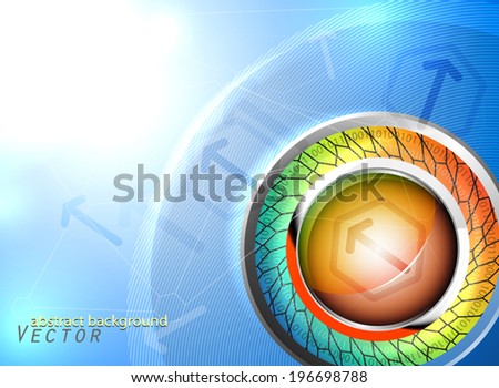 Moving concepts vector abstract background