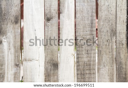 wooden fence panels