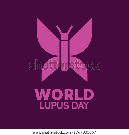Vector Illustration on the theme World Lupus Day