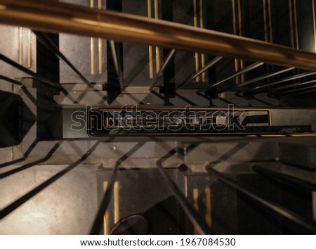 Stairs that revolve round and round