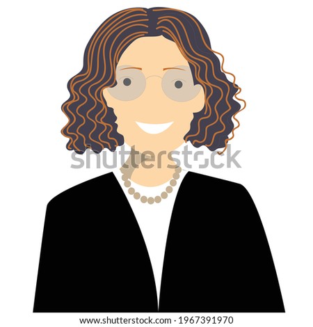 User Woman with Glasses Icon
