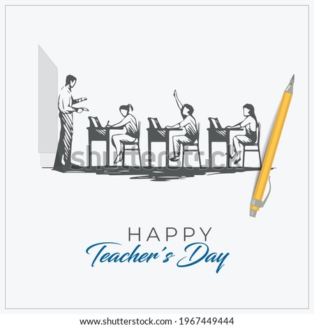 Teacher's Day. school concept teacher's day Royalty-Free Stock Photo #1967449444