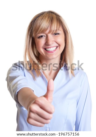 Woman with dark eyes thinking positive