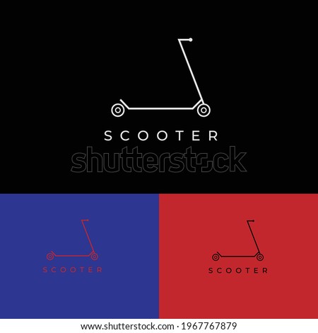 Scooter Minimal Logo Branding Design
