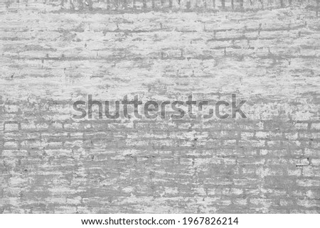 White rough brick wall backgrounds, brick room, interior texture, wall background.