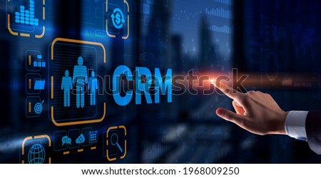 CRM Customer Relationship Management. Customer orientation concept Royalty-Free Stock Photo #1968009250