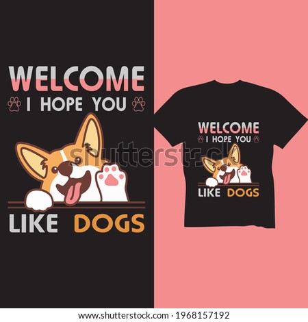 Dog T-shirt Design T-shirt Dog Design