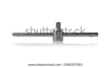 Wrench adapter tool isolated on white background.