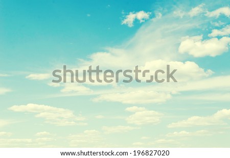 sky for postcard
