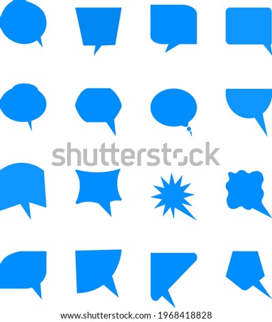 speaking bubble icon vector image