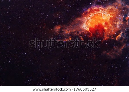 A bright fantasy galaxy. Elements of this image were furnished by NASA. High quality photo