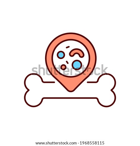Bone marrow RGB color icon. Donation. Surgical medicine. Thin line customizable illustration. Contour symbol. Vector isolated outline drawing. Royalty-Free Stock Photo #1968558115