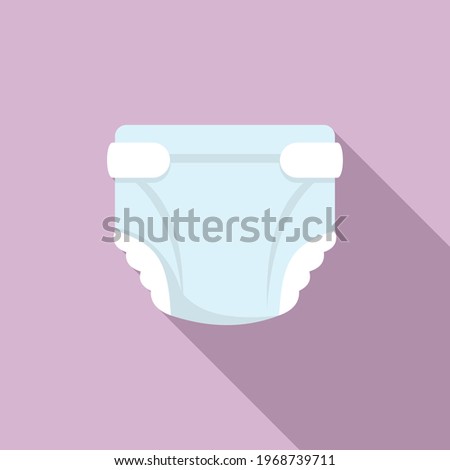 Diaper icon. Flat illustration of Diaper vector icon for web design Royalty-Free Stock Photo #1968739711