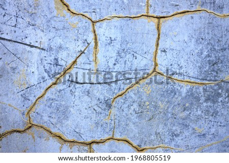 Close up of wall photo background with crack texture