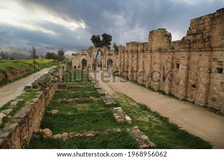 The ancient ruins of Jerash, Jordan