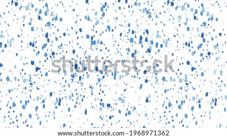 Blue blots watercolor background, illustration vector.