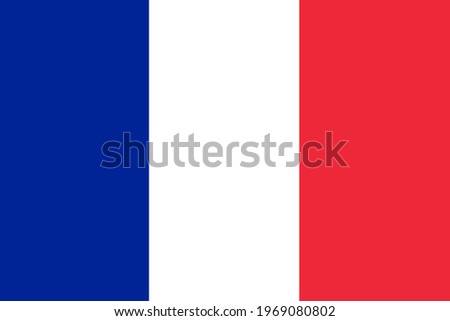 high resolution France flag vector. EPS10
