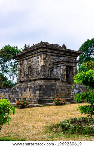 Badut Temple, Malang City, East Java, Indonesia :
Badut Temple is a temple located in the Tidar region, Malang City. A Historical Heritage Site from the Kanjuruhan Kingdom. (30 August 2018) Royalty-Free Stock Photo #1969230619
