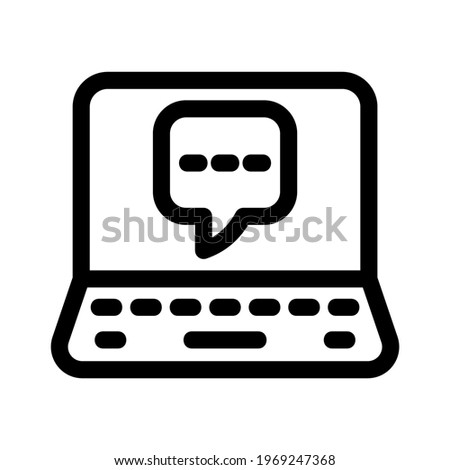 live chat icon or logo isolated sign symbol vector illustration - high quality black style vector icons
