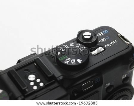 Front view of the camera