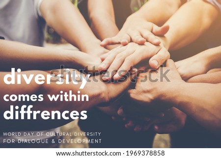 World Day of Cultural Diversity 21 May Royalty-Free Stock Photo #1969378858