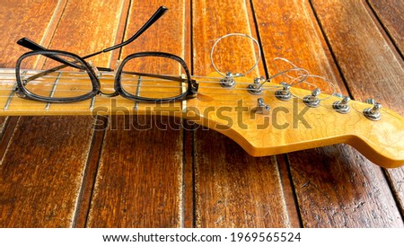 Guitar, Guitar Background, Music Concept Background, Empty Space
