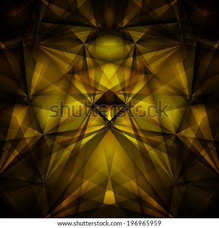 Abstract gold background. Vector. Clip-art