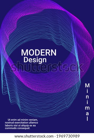 Artistic cover design. Modern design template.  Creative background from abstract lines to create a fashionable abstract cover, banner, poster, booklet. 