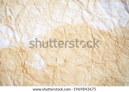 Vintage brown crumpled paper background